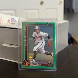 2025 Topps Series 1 - Colton Cowser #230 Green Holofoil /99